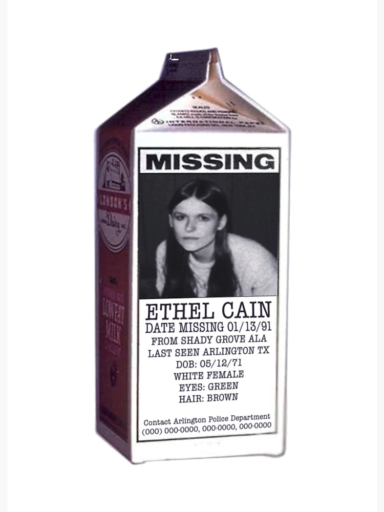 Ethel Cain Milk Carton