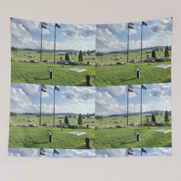 Item preview, Flags near the farm designed and sold by Beautyoftheout.