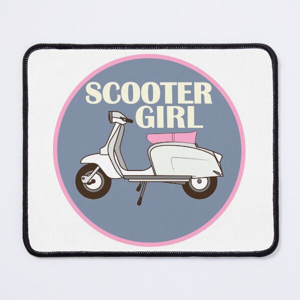 Item preview, Scooter Girl Grey 1 designed and sold by AceHamster.