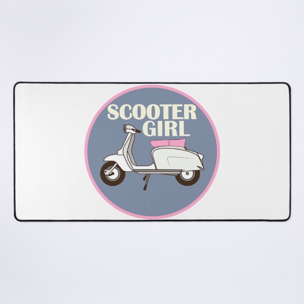 Item preview, Scooter Girl Grey 1 designed and sold by AceHamster.