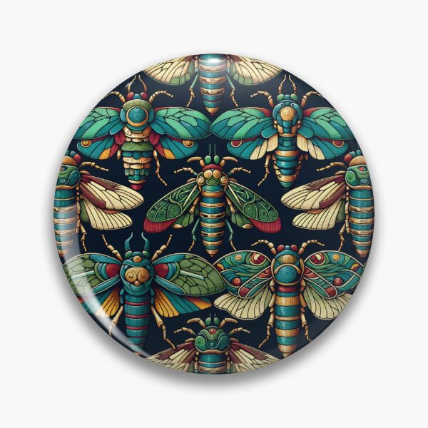 Item preview, Cicada Pattern 2024 Vintage designed and sold by RR-Arts.