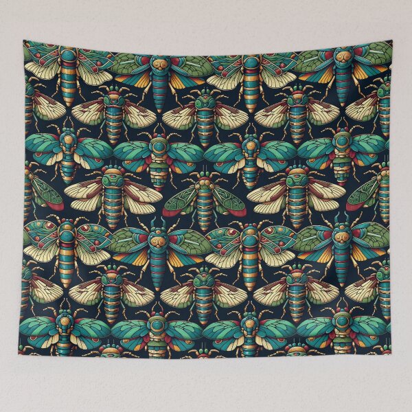 Item preview, Cicada Pattern 2024 Vintage designed and sold by RR-Arts.