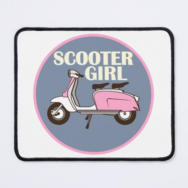 Item preview, Scooter Girl Grey 2 designed and sold by AceHamster.