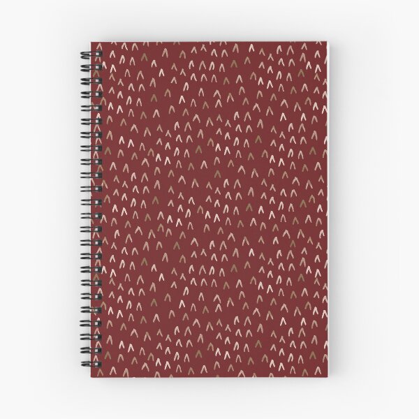 Item preview, Burgundy Moss Ticking – mini chevrons on dark red designed and sold by Rebecca Hunter.