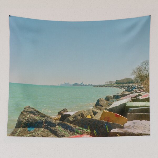 Item preview, Chicago Skyline from Evanston designed and sold by Noah Kaczor.