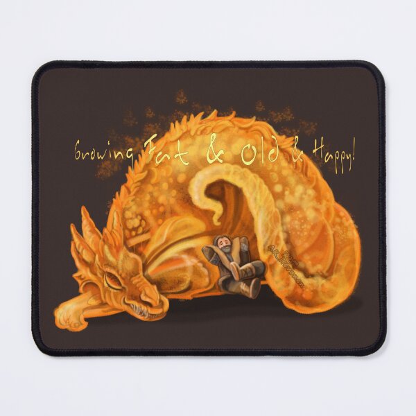 Item preview, Growing old and fat and happy Painting 1 of 2 designed and sold by AK-Hevonen.