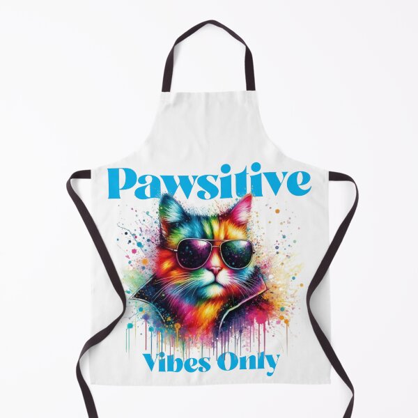Item preview, Pawsitive Vibes Only Pride Cat designed and sold by MJDesignsRoc.