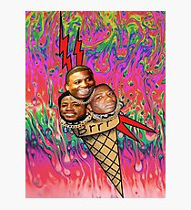3 Guwops on a Gucci Face Tat Iced out Photographic Print
