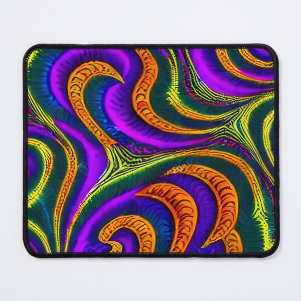 Item preview, Neon Fractals - Seamless Pattern designed and sold by Chubuter.