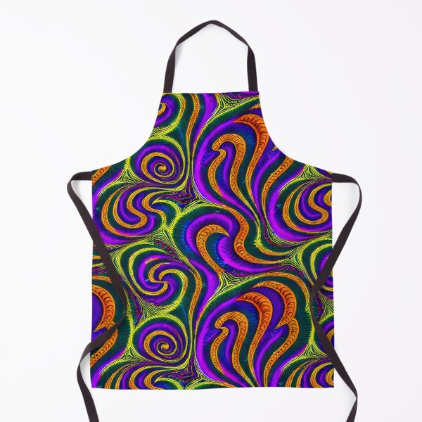 Item preview, Neon Fractals - Seamless Pattern designed and sold by Chubuter.