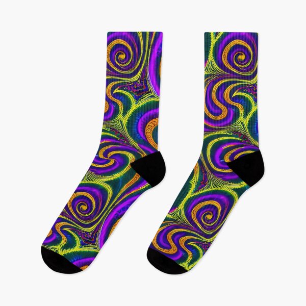 Item preview, Neon Fractals - Seamless Pattern designed and sold by Chubuter.