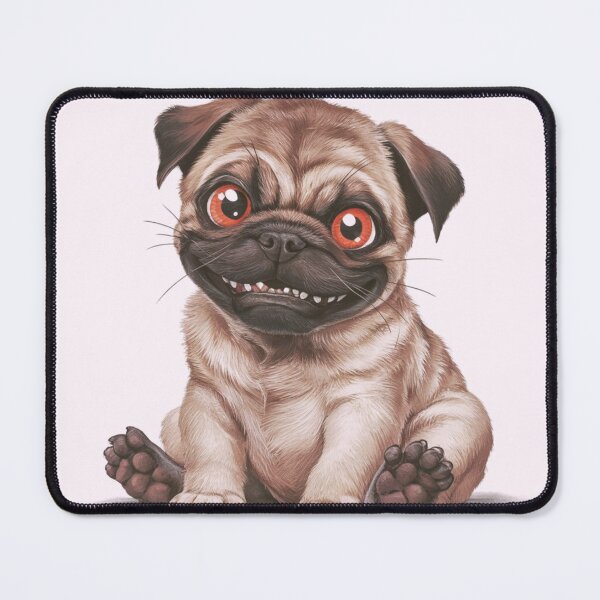 Item preview, Cute watercolor pug dig designed and sold by Sameena Fatima.