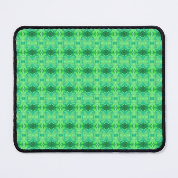 Item preview, Abstract Totem Horizontal Diamond Stripe Greens 5748 designed and sold by Art in My Loft.