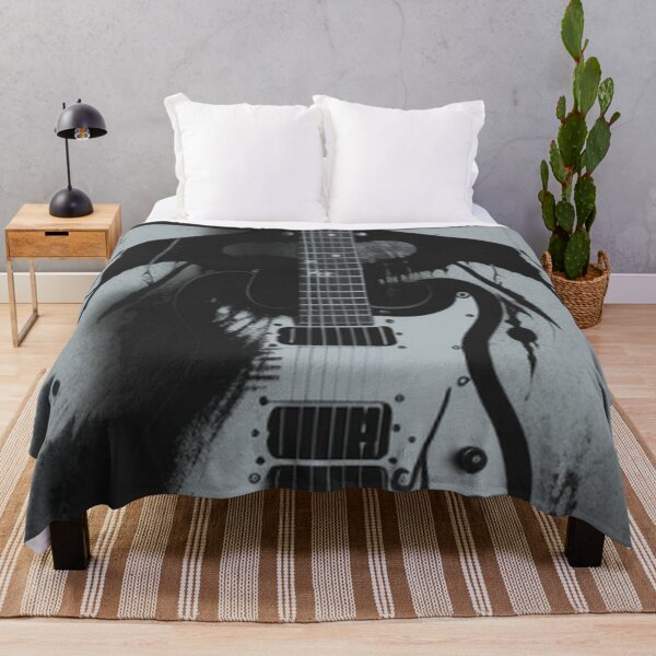 Item preview, Grunge Guitar Graffiti Music Rock Art designed and sold by TheDarkWardrobe.