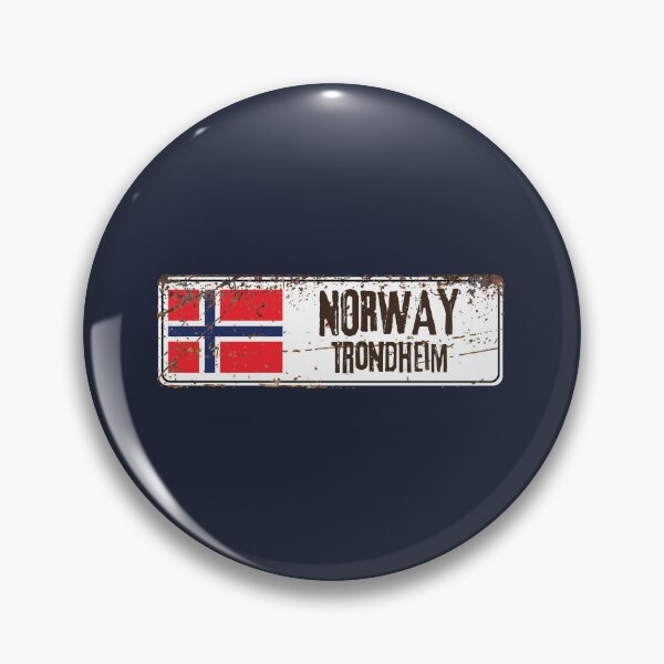 Item preview, Trondheim Norway Flag – Historic City designed and sold by jeshands.