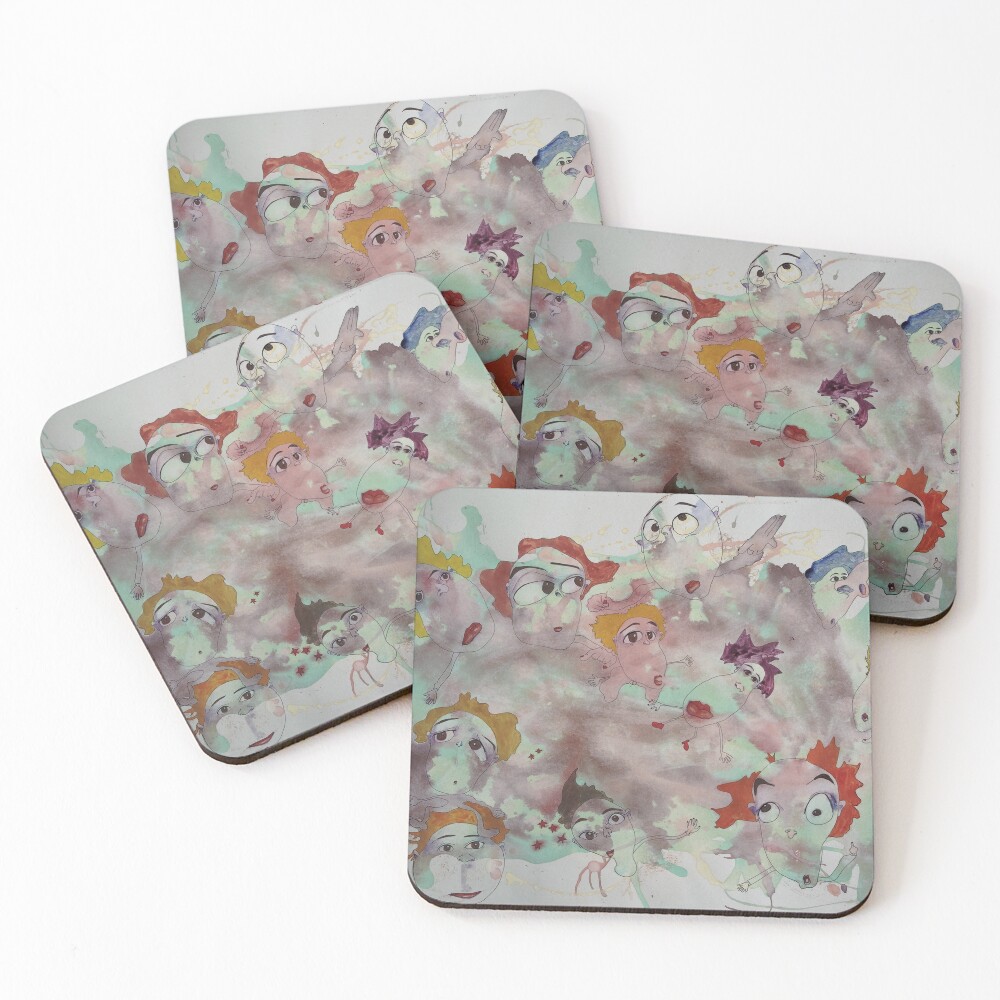 Item preview, Coasters (Set of 4) designed and sold by Rorschach68.