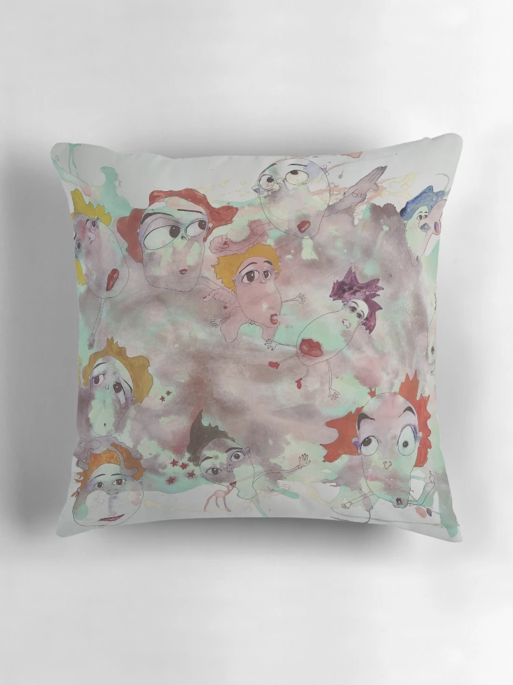 Thumbnail 3 of 4, Pillow, Untitled. designed and sold by Rorschach68.