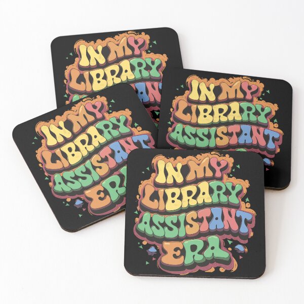 Item preview, In My Library Assistant Era Retro Design designed and sold by Quirky Shirts.