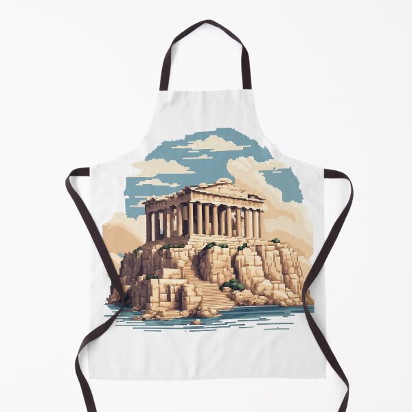 Item preview, Acropolis of Athens (8-Bit) designed and sold by LeftImpressed.