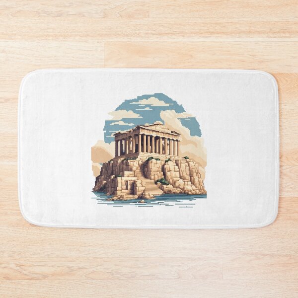 Item preview, Acropolis of Athens (8-Bit) designed and sold by LeftImpressed.