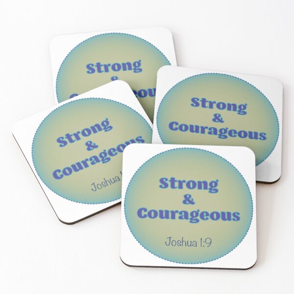 Item preview, Strong & Courageous  designed and sold by TabethaMorgan.