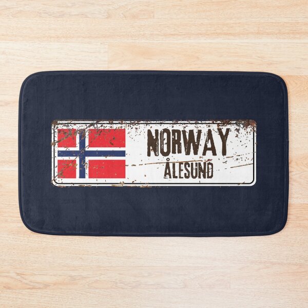 Item preview, Ålesund Norway Flag – Art Nouveau Town & Fjord designed and sold by jeshands.