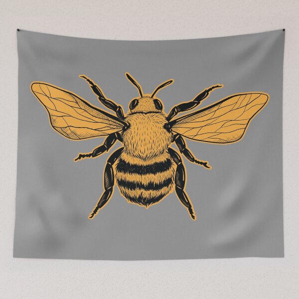 Item preview, bee - yellow and black designed and sold by buchananmab.