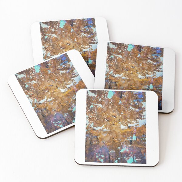 Item preview, A Reflective Autumn at a Local Shopping Centre designed and sold by dawnsm.