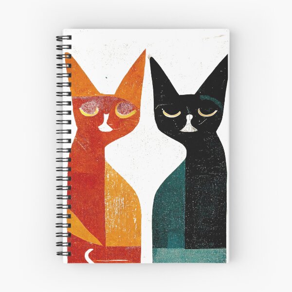 Item preview, Pop art mid century modern cat designed and sold by Dhirendra Rajpurohit.
