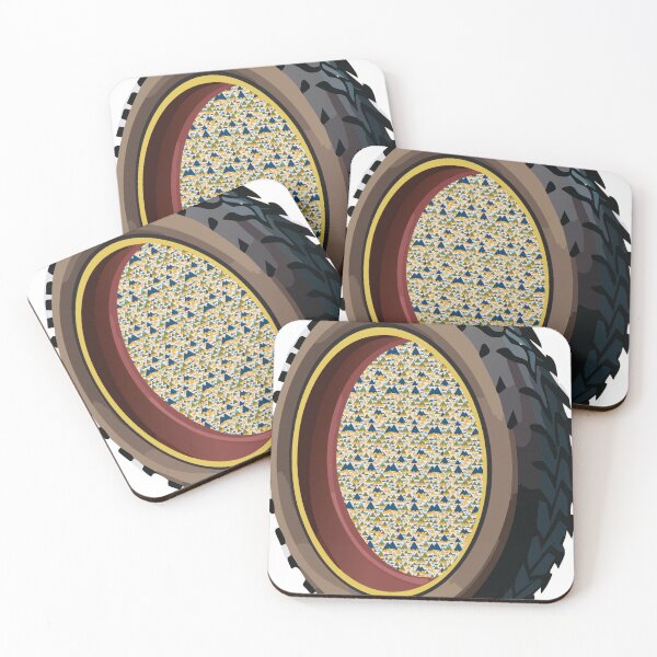 Item preview, A tire with mountains designed and sold by 79Graphics.