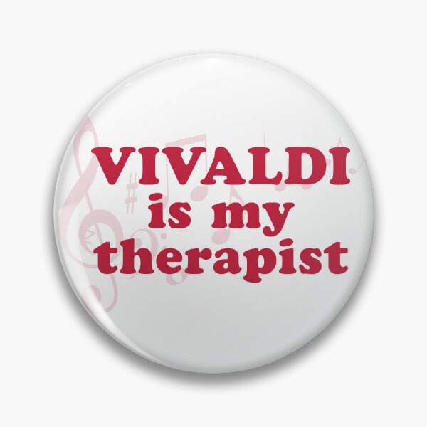 Item preview, Vivaldi is my therapist designed and sold by OddPopnyc.