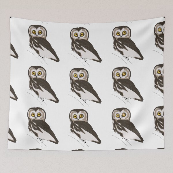 Item preview, Saw-whet Owls designed and sold by Ashley’sAnimalz.