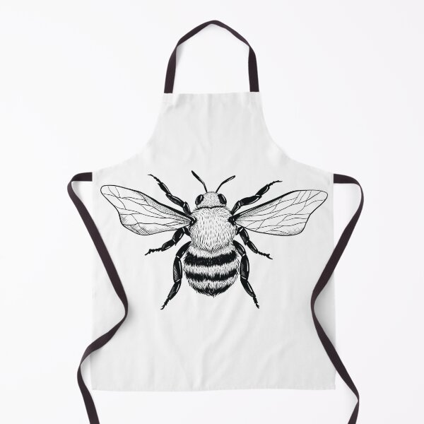 Item preview, bee - black - for light items designed and sold by buchananmab.