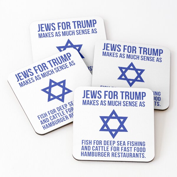 Item preview, Jews for Trump political humor design  designed and sold by Rachel the Artist .