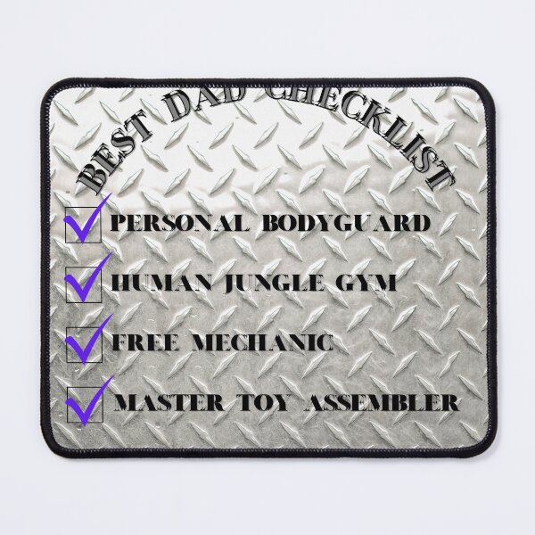 Item preview, Best Dad Checklist designed and sold by SRKHDesigns.
