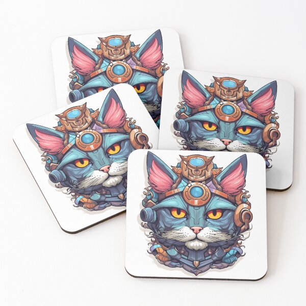 Item preview, Mechanic Cat - Gearhead Warrior designed and sold by Aziradesign.