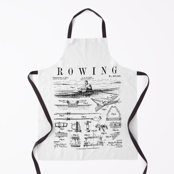 Item preview, Rowing Sport Rower Sculling Single Scull Boat Vintage Patent designed and sold by GrandeDuc.