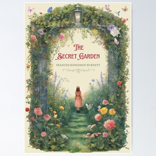 Item preview, The Secret Garden by Frances Hodgeson Burnett designed and sold by booksnbobs.