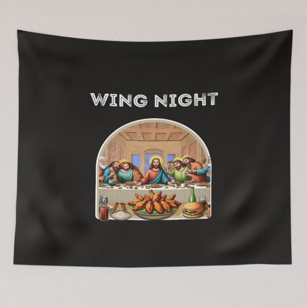 Item preview, Wing night last supper  designed and sold by SeeingBeyond.