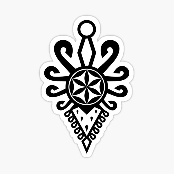 Folk pattern of Polish highlanders - Parzenica Sticker