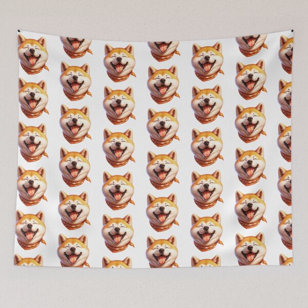 Item preview, Cute Akita Inu Face  designed and sold by TheAnimalZ00.