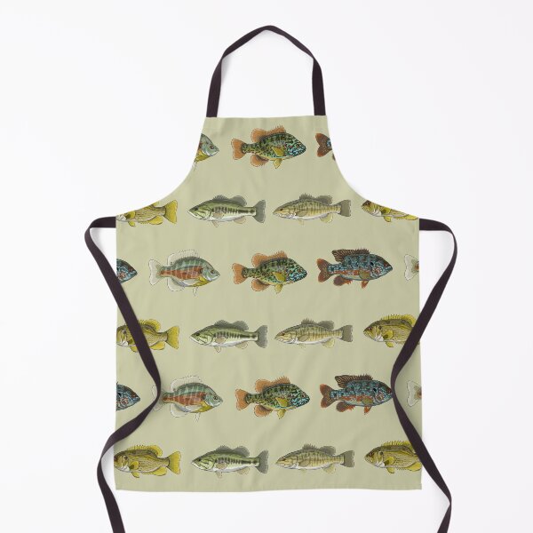 Item preview, Bass and Sunfish Pattern (Sand Background) designed and sold by Marathon-Rana.