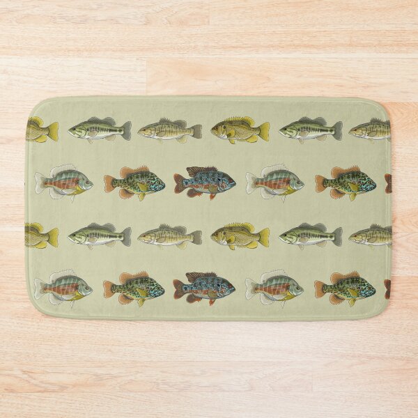 Item preview, Bass and Sunfish Pattern (Sand Background) designed and sold by Marathon-Rana.