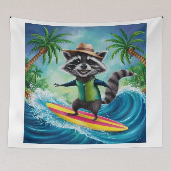 Item preview,  "MAPACHE SURFING "  designed and sold by Obinne.