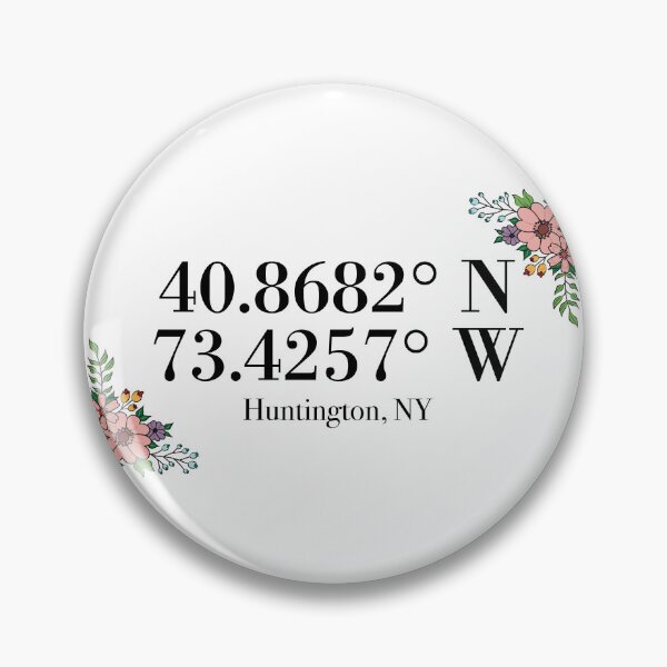 Item preview, Huntington, NY Coordinates designed and sold by mynameisliana.