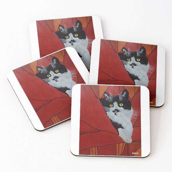 Item preview, Immortalisation of Spud, the cat with a "tash" designed and sold by dawnsm.