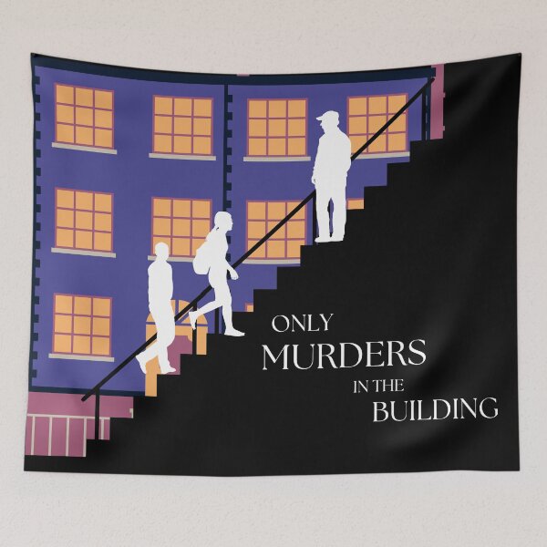 Item preview, Secrets at the Arconia- only murder on the building fan a designed and sold by Dominika Farkašová.