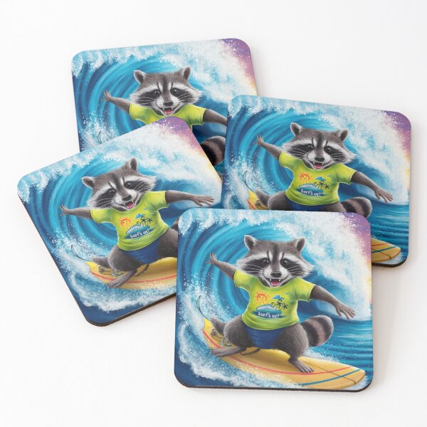 Item preview,  "CUTE MAPACHE SURFING "  designed and sold by Obinne.