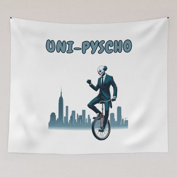 Item preview, Uni-Pyscho clown city art designed and sold by DudzDesignz.