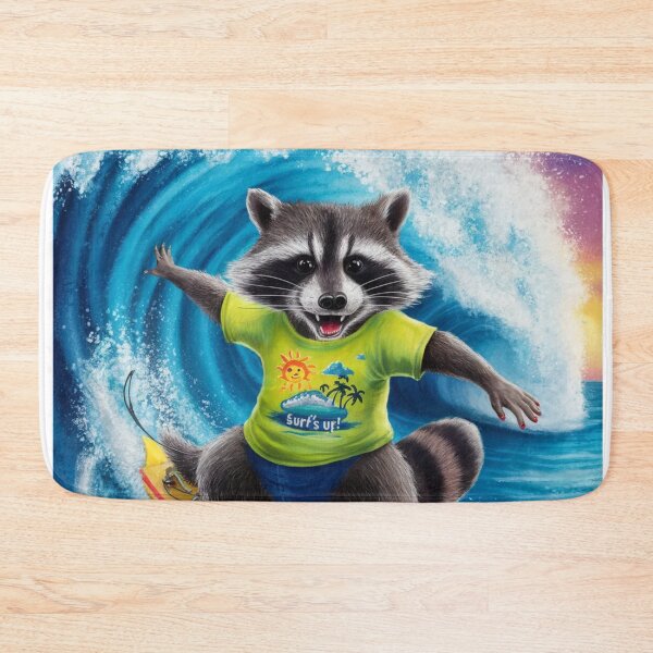 Item preview,  "CUTE MAPACHE SURFING "  designed and sold by Obinne.